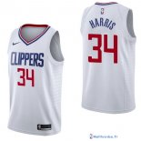 Maillot NBA Pas Cher Los Angeles Clippers Tobias Harris 34 Blanc Association 2017/18