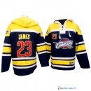 Survetement NBA Pas Cher Cleveland Cavaliers Lebron James 23 Noir Jaune