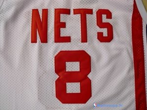 Maillot ABA Pas Cher Brooklyn Nets Willams 8 Blanc