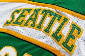 Maillot NBA Pas Cher Seattle Supersonics Ray Allen 34 Vert