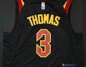 Maillot NBA Pas Cher Cleveland Cavaliers Isaiah Thomas 3 Noir 2017/18