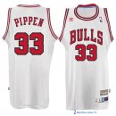 Maillot NBA Pas Cher Chicago Bulls Scottie Pippen 33 Blanc