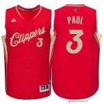 Maillot NBA Pas Cher Noël Los Angeles Clippers Paul 3 Rouge