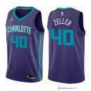 Maillot NBA Pas Cher Charlotte Hornets Cody Zeller 40 Purpura Statement 2017/18