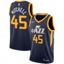 Utah Jazz Donovan Mitchell Nike Navy Replica Swingman Jersey - Icon Edition