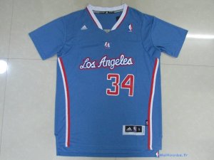 Maillot NBA Pas Cher Los Angeles Clippers Paul Pierce 34 Bleu MC