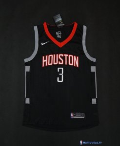 Maillot NBA Pas Cher Houston Rockets Chris Paul 3 Noir Statement 2017/18