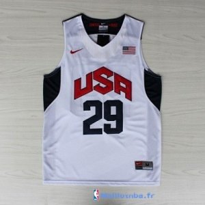 Maillot NBA Pas Cher USA 2012 Paul George 29 Blanc