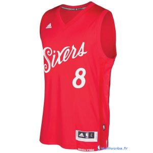 Maillot NBA Pas Cher Noël Philadelphi Sixers Jahlil Okafor 8 Rouge