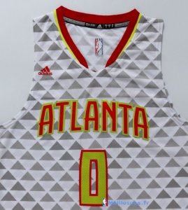 Maillot NBA Pas Cher Atlanta Hawks Jeff Teague 0 Blanc