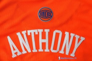 Maillot NBA Pas Cher New York Knicks Carmelo Anthony 7 Orange Bleu