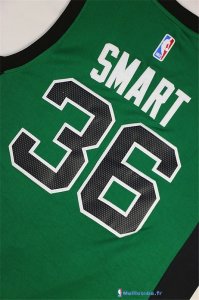 Maillot NBA Pas Cher Boston Celtics Marcus Smart 36 Vert Noir