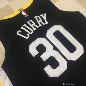 Maillot NBA Pas Cher Golden State Warriors Stephen Curry 30 Noir Statement 2017/18