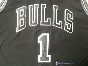 Maillot NBA Pas Cher Chicago Bulls Derrick Rose 1 Noir