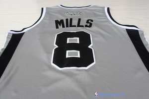Maillot NBA Pas Cher San Antonio Spurs Patty Mills 8 Gris