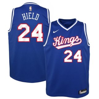 Sacramento Kings Buddy Hield Nike Blue Hardwood Classics Swingman Jersey