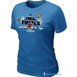 T-Shirt NBA Pas Cher Femme Miami Heat Bleu 1