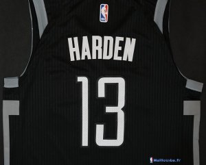 Maillot NBA Pas Cher Houston Rockets James Harden 13 Noir Statement 2017/18