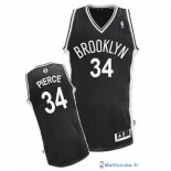 Maillot NBA Pas Cher Brooklyn Nets Paul Pierce 34 Noir