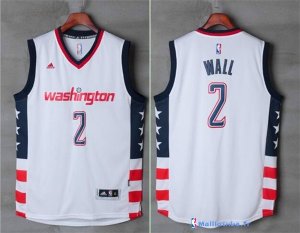 Maillot NBA Pas Cher Washington Wizards John Wall 2 Blanc 2016/2017