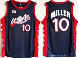 Maillot NBA Pas Cher USA 1996 Reggie Miller 10 Noir