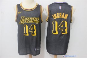 Maillot NBA Pas Cher Los Angeles Lakers Brandon Ingram 14 Nike Noir Ville 2017/18