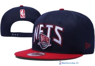 Bonnet NBA Brooklyn Nets 2016 Noir Rouge