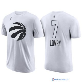Maillot Manche Courte All Star 2018 Kyle Lowry 7 Blanc