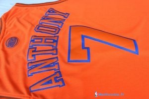 Maillot NBA Pas Cher New York Knicks Carmelo Anthony 7 Orange