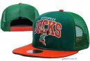 Bonnet NBA Milwaukee Bucks 2016 Vert Orange