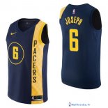 Maillot NBA Pas Cher Indiana Pacers Cory Joseph 6 Nike Marine Ville 2017/18