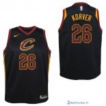 Maillot NBA Pas Cher Cleveland Cavaliers Junior Kyle Korver 26 Noir Statement 2017/18