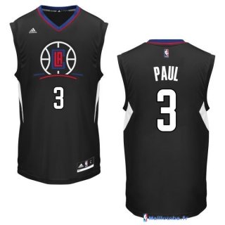 Maillot NBA Pas Cher Los Angeles Clippers Chris Paul 3 Noir