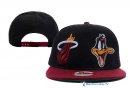 Bonnet NBA Miami Heat 2016 Noir Rouge 14