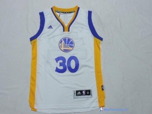 Maillot NBA Pas Cher Golden State Warriors Junior Stephen 30 Blanc