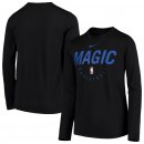 Orlando Magic Nike Black Practice Logo Legend Long Sleeve Performance T-Shirt