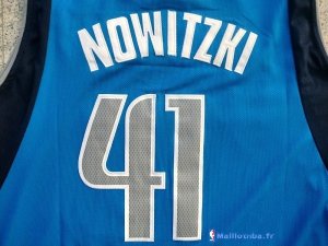 Maillot NBA Pas Cher Dallas Mavericks Dirk Nowitzki 41 Bleu