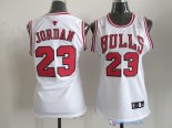 Maillot NBA Pas Cher Chicago Bulls Femme Michael Jordan 23 Rouge Blanc