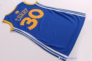 Maillot NBA Pas Cher Golden State Warriors Femme Stephen Curry 30 Bleu