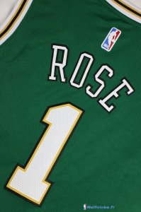 Maillot NBA Pas Cher Chicago Bulls Derrick Rose 1 Vert Blanc