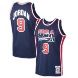 USA Basketball Michael Jordan Mitchell & Ness Navy Home 1992 Dream Team Authentic Jersey