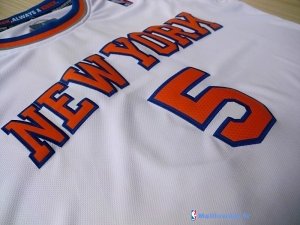 Maillot NBA Pas Cher New York Knicks Jason Kidd 5 Blanc
