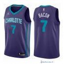 Maillot NBA Pas Cher Charlotte Hornets Dwayne Bacon 7 Purpura Statement 2017/18