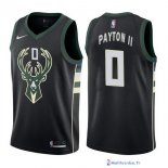 Maillot NBA Pas Cher Milwaukee Bucks Gary Payton II 0 Noir Statement 2017/18