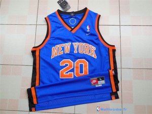 Maillot NBA Pas Cher New York Knicks Allan Houston 20 Bleu