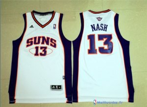 Maillot NBA Pas Cher Phoenix Suns Steve Nash 13 Blanc