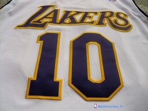 Maillot NBA Pas Cher Los Angeles Lakers Steve Nash 10 Blanc