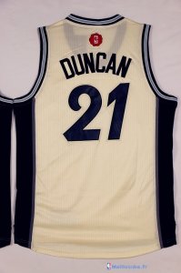 Maillot NBA Pas Cher Noël San Antonio Spurs Duncan 21 Blanc