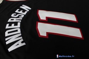 Maillot NBA Pas Cher Miami Heat Chris Andersen 11 Noir Rouge