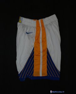 Pantalon NBA Pas Cher Golden State Warriors Nike Blanc